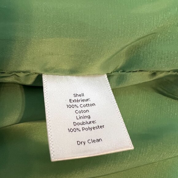 💐Talbots Sz 14P Green White Petal pink Floral Pencil Skirt vibrant Green White - Picture 5 of 8